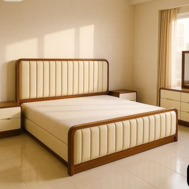 Channel-Tufted Padded Head Board