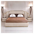Stylish Metallic Head Board Design