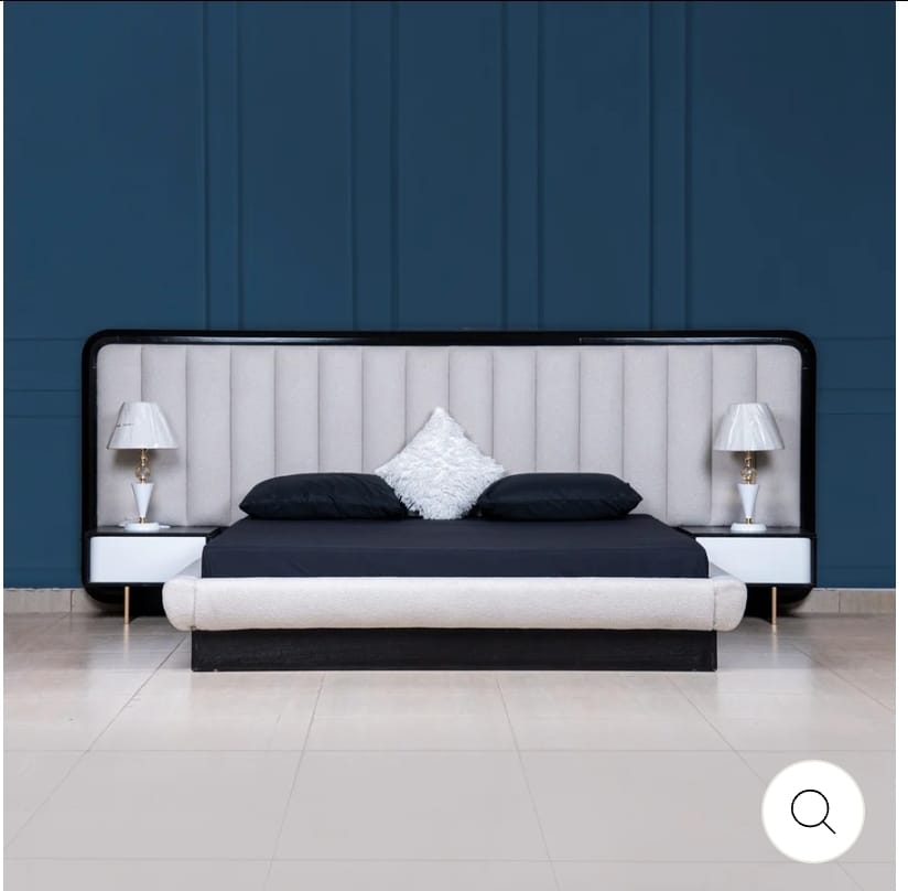 Geometric Padded Head Board Furniture