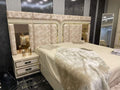 Premium Bed set with Mirrored Nightstand
